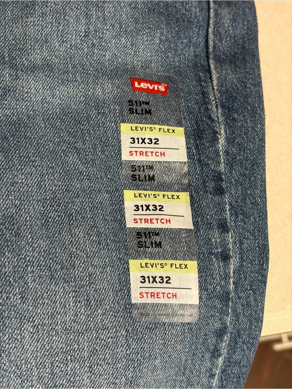 NWT Men’s Levi's 511 Slim Fit Jeans. 31 x 32